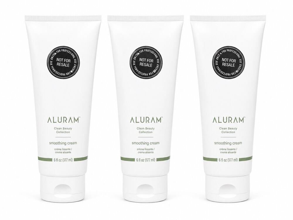 3x ALURAM Smoothing Cream Clean Beauty Collection 6 fl oz / 177 mL Each